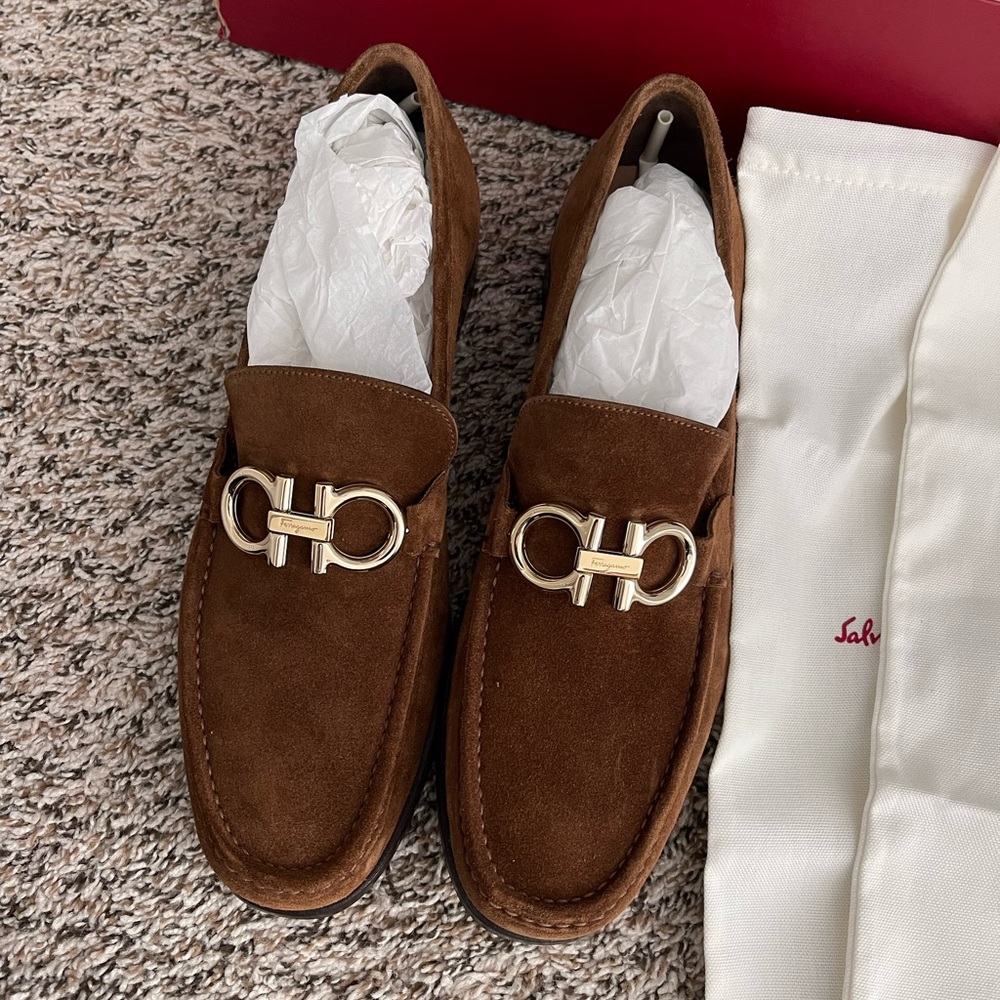 Salvatore Ferragamo mens shoes soft leather